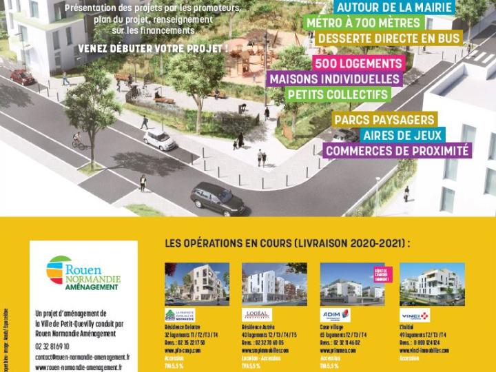 Présentation des futurs projets immobilier du PetitQuevilly au salon